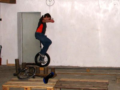 Meggi auf dem Parcour Meggi auf dem Parcour