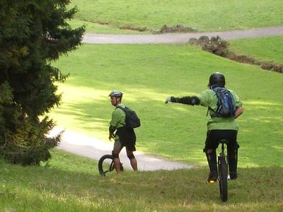 Abfahrt zum Schloss Abfahrt zum Schloss