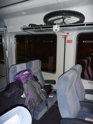 Einrad im Zug Einrad im Zug