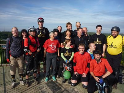Gruppenfoto Aussichtswarte Leipzig Gruppenfoto Aussichtswarte Leipzig