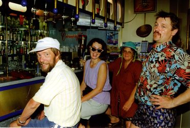 Begrüßung an der Bar Begrüßung an der Bar