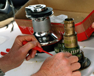 zerlegte Winsch zerlegte Winsch