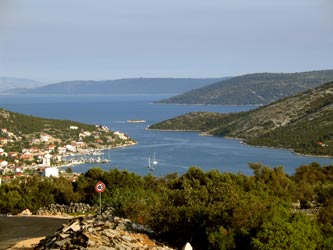 Vinisce von oben Vinisce von oben