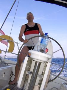 Manfred am Ruder Manfred am Ruder