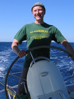 Charly am Ruder Charly am Ruder