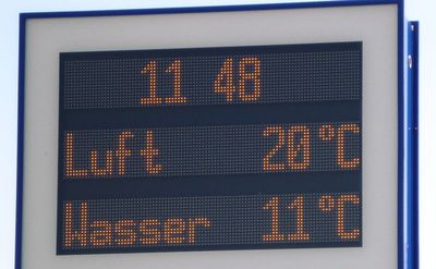 Wassertemperatur Wassertemperatur