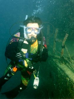 Günter unter Wasser Günter unter Wasser