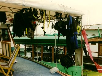 Tauchzeug trocknen Tauchzeug trocknen